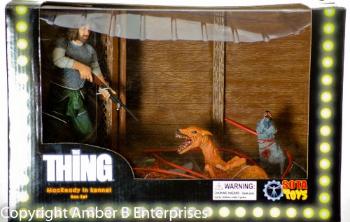 THE THING FROM ANOTHER WORLD – MCREADY diorama con 3 figuras PVC 16cm