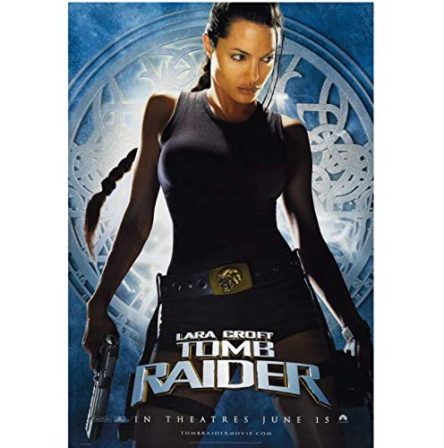 Tomb Raider Lara Croft carteles de películas cubren carteles e impresiones arte de pared cuadros en lienzo para sala de estar decoración del hogar regalo -50x70cm sin marco