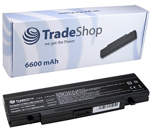Trade-shop - Batería para portátiles Samsung R-39, R-40, R-41, R-45, R-60, R-65, R-70, R-410, R-510, R-700, R-710, NP-P-50, NP-P-60, NP-R-40, NP-R-45, NP-R-65, NP-R-70, NP-X-60, sustituye a AA-PB2NC6B (6600 mAh)