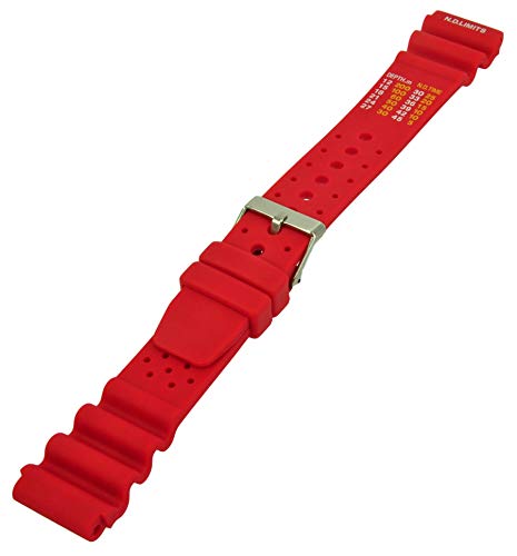 Uhren Pevak 101832 - Correa para reloj, color rojo