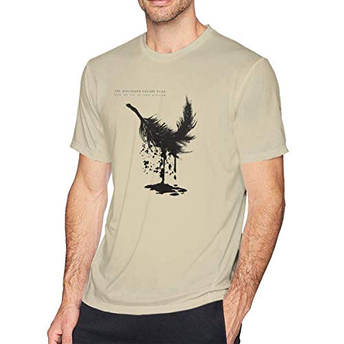 UiikIIDl Camisetas y Tops Hombre Polos y Camisas PSDJKI Fashion The Dillinger Escape Plan TDEP Esc Band Logo T Shirts for Men