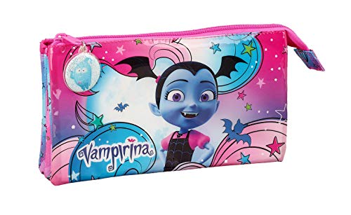 Vampririna Oficial Estuche Escolar 220x30x100mm, Multicolor, Unica Vampririna Oficial Estuche Escolar 220x30x100mm, Multicolor, Unica