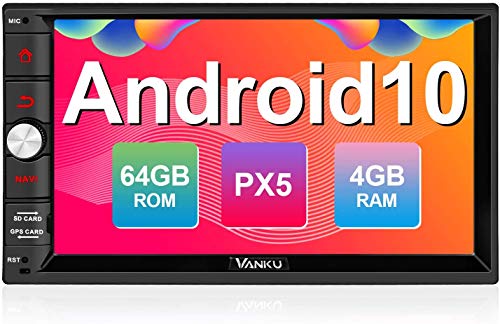Vanku Android 10 Radio 2 DIN de 4GB+64GB, PX5 Autoradio con GPS Navegador Soporte Bluetooth, Control Volante, WiFi, USB, SD, Mirror-Link, 4G, con 7” Pantalla táctil Vanku Android 10 Radio 2 DIN de 4GB+64GB, PX5 Autoradio con GPS Navegador Soporte Bluetooth, Control Volante, WiFi, USB, SD, Mirror-Link, 4G, con 7” Pantalla táctil