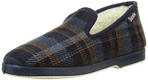 Victoria Confortable Cuadros H/Recta, Zapatillas de Estar por casa para Hombre, Azul (Marino), 45 EU Victoria Confortable Cuadros H/Recta, Zapatillas de Estar por casa para Hombre, Azul (Marino), 45 EU