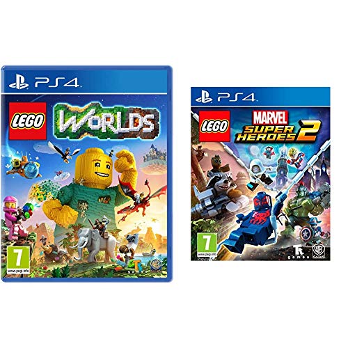 Warner Bros Interactive Spain (VG) LEGO Worlds - Edición Estándar + Lego Marvel Super Heroes 2