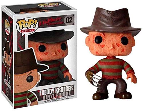 WENJZJ Pop! Pesadilla en ELM Street - Freddy Krueger Figura de Vinilo Película Obra Maestra Serie de películas Figura Coleccionable de Terror 10cm