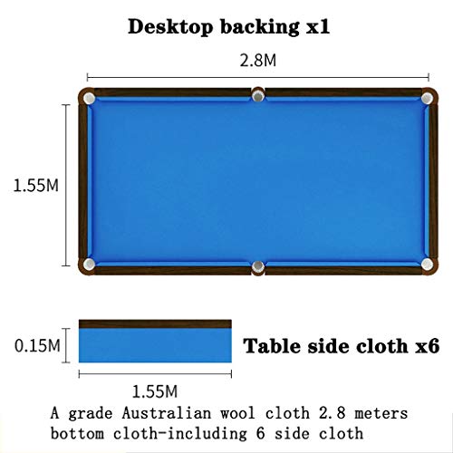 WXS Mesa De Billar Fieltro, Tela De Fieltro Billar Mesa De Billar Billar Accesorios La Tabla (Color : #4)