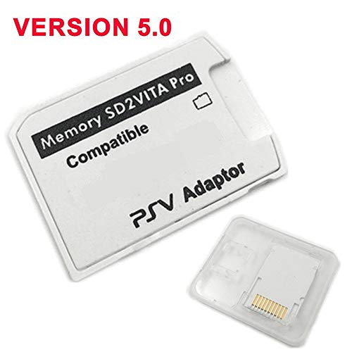 XZANTE Versión 5.0 Sd2Vita para PS Vita Tarjeta De Memoria TF para Psvita Tarjeta De Juego PSV 1000/2000 Adaptador 3.60 Sistema Micro- Tarjeta R15