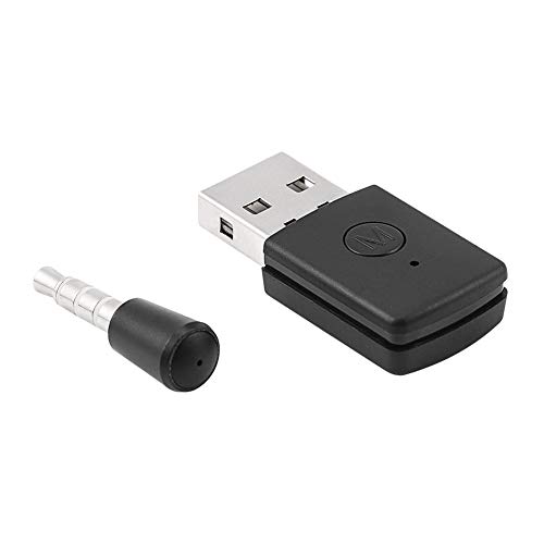 Yunir Adaptador inalámbrico USB para Sony PS4, Mini Receptor y transmisores de Dongle Bluetooth 4.0 con Rango de transmisión de 10M para Playstation 4