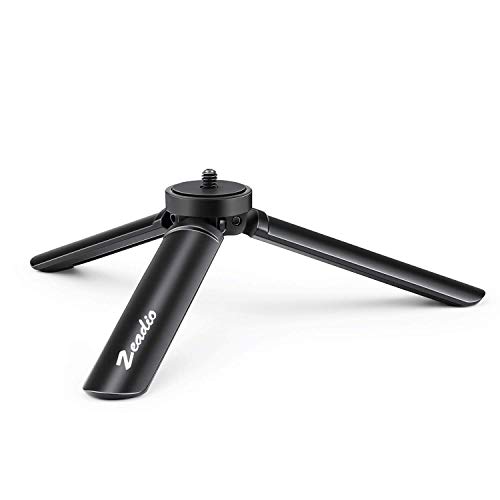 Zeadio Trípode de metal, carga máxima de 20 kg, trípode para mesa de escritorio para 4, grúa Plus, grúa 2, Osmo Mobile, Ronin-S, Vimble 2, estabilizador de agarre con mango de goma y todas las cámaras Zeadio Trípode de metal, carga máxima de 20 kg, trípode para mesa de escritorio para 4, grúa Plus, grúa 2, Osmo Mobile, Ronin-S, Vimble 2, estabilizador de agarre con mango de goma y todas las cámaras