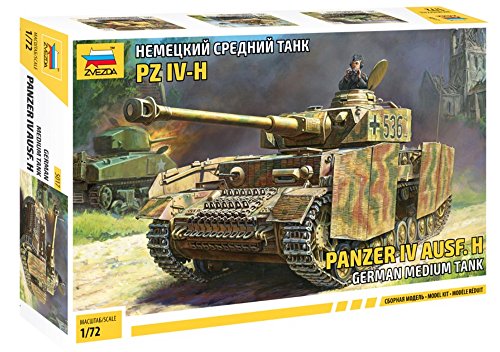 ZVEZDA 500785017 - Maqueta de Tanque IV (Escala 1:72, Modelos 161/2), construcción de maquetas, construcción de Modelos, Hobby, Manualidades, Juego de plástico ZVEZDA 500785017 - Maqueta de Tanque IV (Escala 1:72, Modelos 161/2), construcción de maquetas, construcción de Modelos, Hobby, Manualidades, Juego de plástico