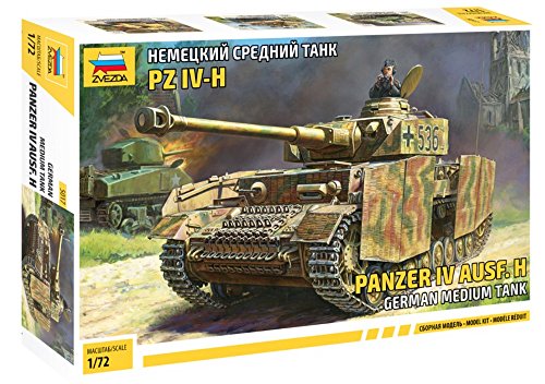 ZVEZDA 500785017 - Maqueta de Tanque IV (Escala 1:72, Modelos 161/2), construcción de maquetas, construcción de Modelos, Hobby, Manualidades, Juego de plástico