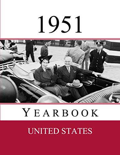 1951 US Yearbook: Original book full of facts and figures from 1951 - Unique birthday gift / present idea.