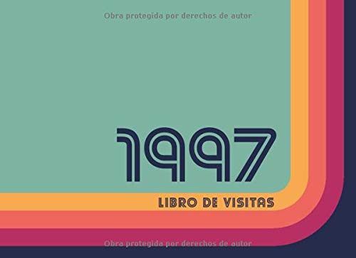 1997 Libros de Visitas: Libro de visitas para fiestas de cumpleaños de estilo retro para que la familia y los amigos inserten saludos y mensajes | 100 páginas | Vol 2