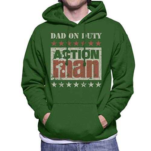 Action Man Dad On Duty Men's Hooded Sweatshirt