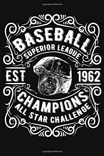Baseball Champions Superior League All Star Challenge: Dot Matrix | Dotted Journal | Size 6x9 | 120 Pages | Notebook