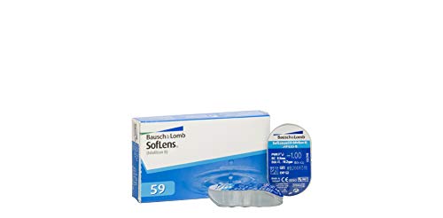 BAUSCH + LOMB - SofLens® 59 - Lentes de contacto de reemplazo mensual - Pack de 6