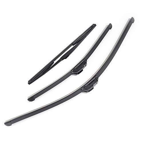 Blade de limpiaparabrisas Frente Parabrisas Posterior Cuchillas Kit del Sistema Parabrisas Limpiador para Toyota Prius 2015 2014 2013 2012 2011 2010 2009 2008 2007 2006 2005 2004 Limpiaparabrisas