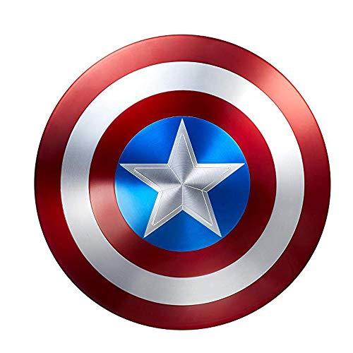 BLL Capitán América Shield, Avengers 4 Juguetes para Adultos, Película 75 Aniversario Edición de Coleccion Aleación de Grado de aviación 1 a 1 Metal