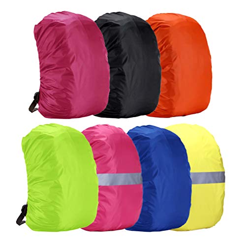 BTR Negro 35L - Funda de Mochila Impermeable y Ligera Disponible en Naranja y Negro, en Varios tamaños Que Van Desde 30L a 80L.