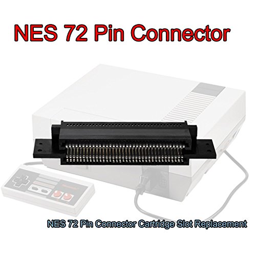C-FUNN 72 Pin Conector De Reemplazo De La Ranura del Cartucho De 8 bits Nintendo NES Entertainment System C-FUNN 72 Pin Conector De Reemplazo De La Ranura del Cartucho De 8 bits Nintendo NES Entertainment System