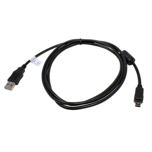 Cable de datos USB para Olympus Tough TG-850;substituye: Olympus CB-USB5 / CB-USB6, para la transferencia de datos entre la cámara y el PC Cable de datos USB para Olympus Tough TG-850;substituye: Olympus CB-USB5 / CB-USB6, para la transferencia de datos entre la cámara y el PC