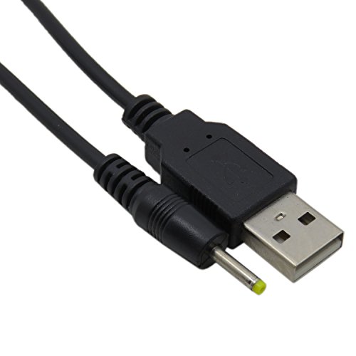 CABLEDECONN USB to DC4.0 mm/1.7mm 5 Volt DC Barrel Jack Plug Power Cable