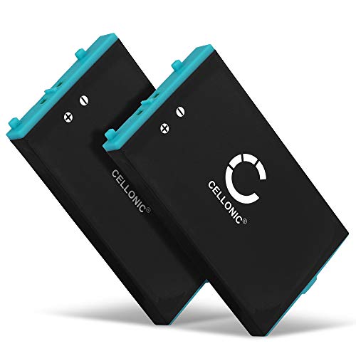 CELLONIC 2X Batería Premium Compatible con Nintendo Game Boy Advance SP, AGS-001, AGS-003, Sam-SPRBP 800mAh Pila Repuesto bateria