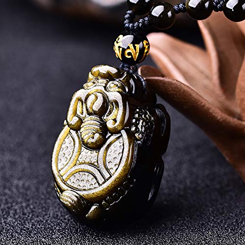 Collar Colgante de Cristal curativo Moneda Antigua de Oro Obsidiana Feng Shui Riqueza Amuleto Collar Tortuga dragón Concha de atraer el Dinero Buena Suerte Paz Unisex,Beaded Necklace Collar Colgante de Cristal curativo Moneda Antigua de Oro Obsidiana Feng Shui Riqueza Amuleto Collar Tortuga dragón Concha de atraer el Dinero Buena Suerte Paz Unisex,Beaded Necklace