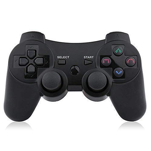 Controlador de PS3 Controlador inalámbrico de Doble Descarga para Playstation 3 con Cable de Carga