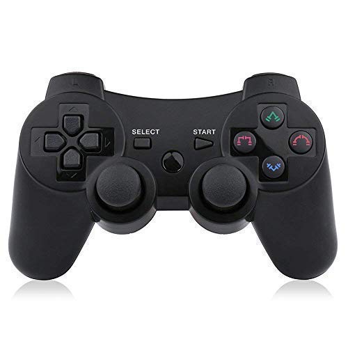 Controlador de PS3 Controlador inalámbrico de Doble Descarga para Playstation 3 con Cable de Carga Controlador de PS3 Controlador inalámbrico de Doble Descarga para Playstation 3 con Cable de Carga