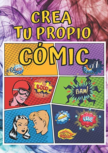 Crea tu propio cómic: 101 originales plantillas de cómics en blanco para niños y adultos, adolescentes