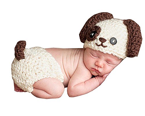 Dayan lovely bebé disfraz de niños pequeños los recién nacidos de mano en forma de punto ganchillo bebé fotografía de accesorios juego de beige beige