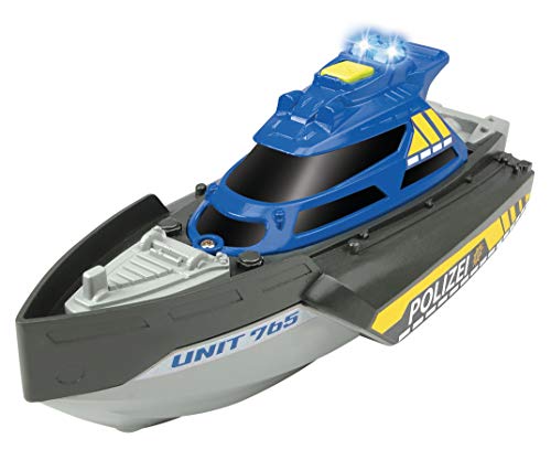 Dickie Toys 203714010 Special Forces Patrol - Barco de Juguete, Unidad Especial de policía con cordón, luz y Sonido, Incluye Pilas, 24 cm, a Partir de 3 años, Multicolor Dickie Toys 203714010 Special Forces Patrol - Barco de Juguete, Unidad Especial de policía con cordón, luz y Sonido, Incluye Pilas, 24 cm, a Partir de 3 años, Multicolor
