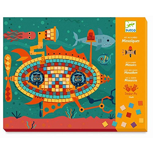 Djeco Caja de mosaicos Los ases del Volante (39421), Multicolor (1)