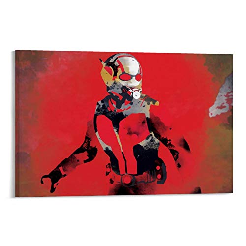 DRAGON VINES Ant-Man 3 Uniforme de batalla moderno mural de pintura al óleo para decoración del hogar o la oficina (50 x 75 cm)