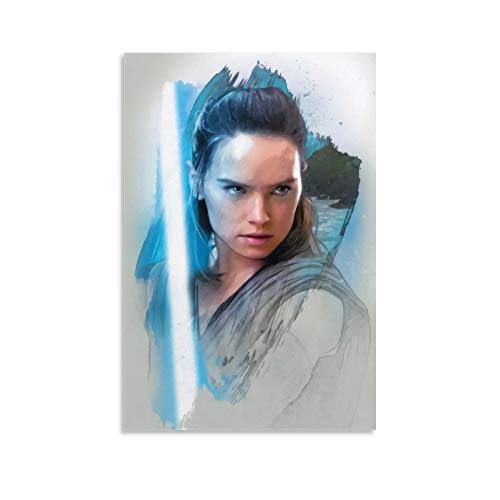 DRAGON VINES Star Wars The Force Awakens Rey - Póster decorativo de película (30 x 45 cm)