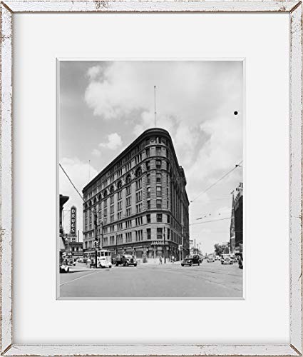 Early 1900s foto Denver, colo. 1935 – 1940 – -la antiguo marrón Palace Hotel Calle Escena, mostrando la marrón Palace Hotel, Denver, Colorado. Vintage 8 x 10 fotografía – listo para marco