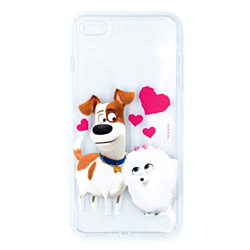 ERT Funda Carcasa teléfono móvil La Vida Secreta de Tus Mascotas para iPhone 7/8 - Transparente