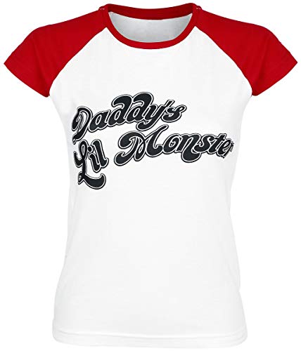 Escuadrón Suicida Harley Quinn - Daddy's Little Monster Camiseta Mujer rojo-blanco S
