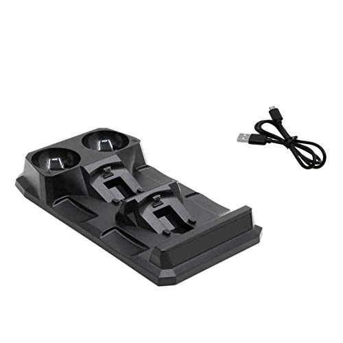 Fauge Base de Carga del Muelle de Carga 4 en 1 EstacióN de Base de Carga RáPida con Indicador LED para PS4 Gamepad PSVR Move Controller Fauge Base de Carga del Muelle de Carga 4 en 1 EstacióN de Base de Carga RáPida con Indicador LED para PS4 Gamepad PSVR Move Controller