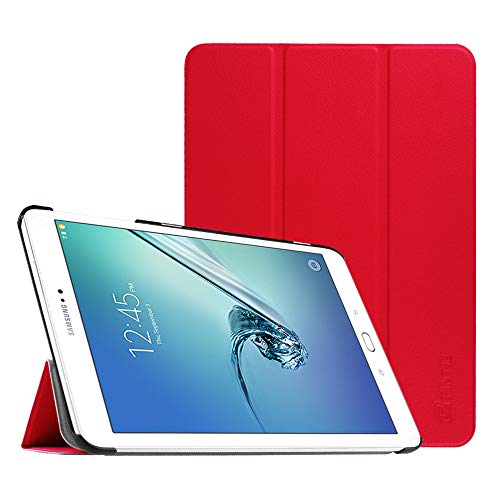 Fintie SlimShell Funda para Samsung Galaxy Tab S2 9.7" - Súper Delgada y Ligera Carcasa con Función de Auto-Reposo/Activación para Modelo SM-T810N / T815N / T813N / T819N, Rojo