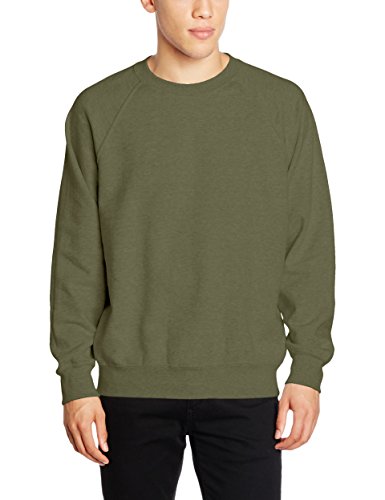 Fruit Of The Loom 62-216-0, Sudadera Para Hombre, Verde (Classic Olive), X-Large
