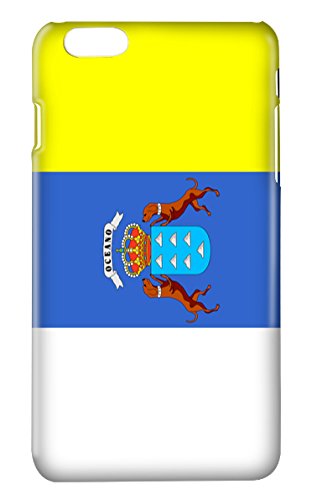 Funda Carcasa Bandera Islas Canarias para iPhone 7 plástico rígido