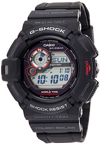 G-Shock G-9300-1ER - Reloj digital de caballero de cuarzo con correa negra