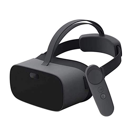 Gafas De Realidad Virtual VR Gaming Headset 4 + 64GB, Lentes De Video HD 4K, Modo De Perspectiva De La Cámara Frontal Extensión AR Advanced All-In-One, con Agarre del Controlador + Cable De Carga