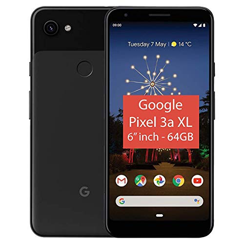 Google Pixel 3a XL 15,2 cm (6") 4 GB 64 GB 4G Negro 3700 mAh - Smartphone (15,2 cm (6"), 4 GB, 64 GB, 12,2 MP, Android 9.0, Negro)
