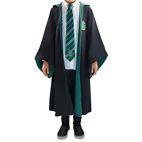 Harry Potter - Capa - Oficial -Cinereplicas (Niños 8-10 años (XS), Slytherin)