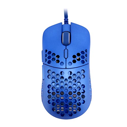 HK Gaming Mira M Ratón para Juegos con Cable Ambidiestro Honeycomb Ultralight RGB - 12000 cpp - 6 Botones - 63 g (Mira-M, Azúl metálico) HK Gaming Mira M Ratón para Juegos con Cable Ambidiestro Honeycomb Ultralight RGB - 12000 cpp - 6 Botones - 63 g (Mira-M, Azúl metálico)