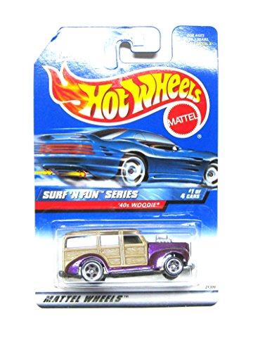 Hot Wheels 1999 Surf 'N Fun Series (#1 of 4) 40s Woodie Ford 1:64 Scale Collector Car #961 by Hot Wheels